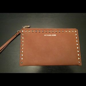 Michael Kors studded wristlet